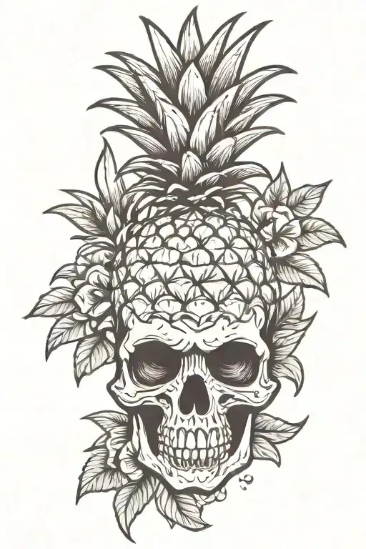 Pineapple Skull