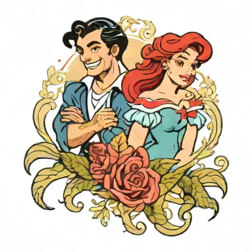 Prince Eric And Ariel Disney Princess