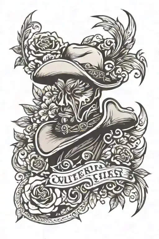 Country Western Style Tattoo Sleeve