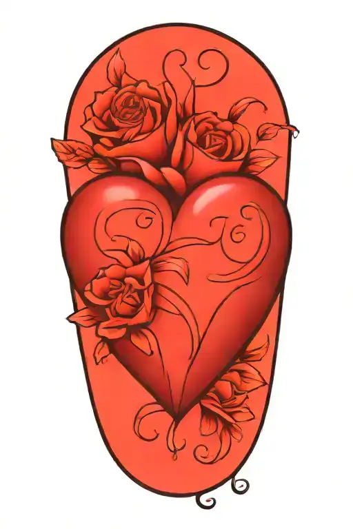 Traditional Style Love Heart