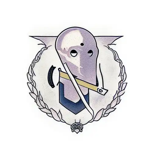 Voice Actor Holding A Sword Microphone