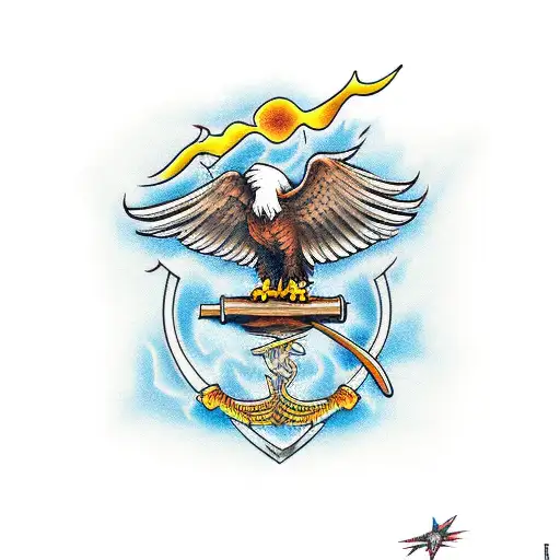 Eagle Holding Scythe