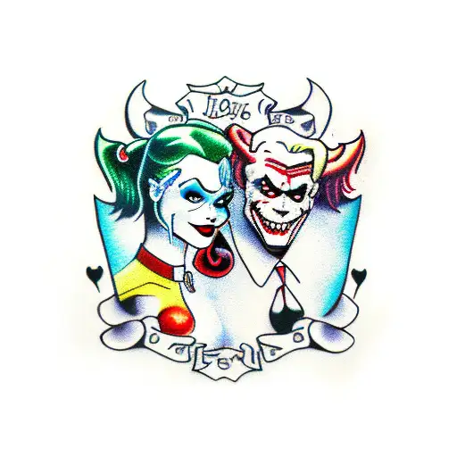 Harley Quinn And Joker In Love