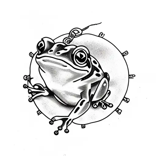 Frog Wearing A Shirt