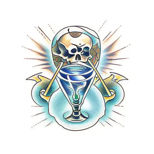 Time Till Death Hourglass