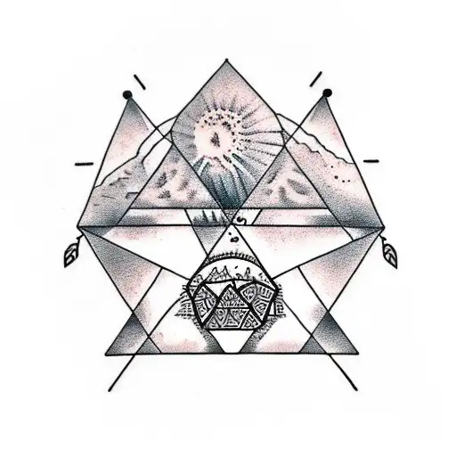 Cactus In A Triangle