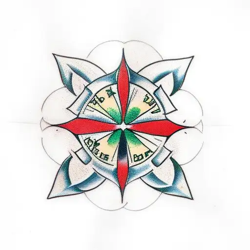 Four Leaf Clover With Two Stars