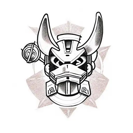 Pokemon Cubone Wearing Halo Master Chief Helmet