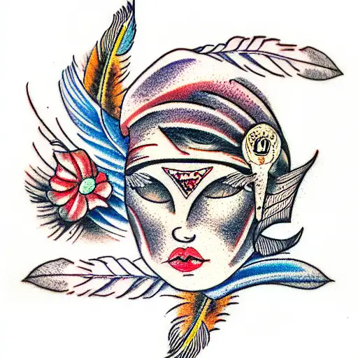 Feather On The Forehead