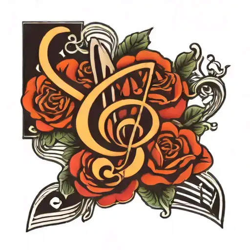 Music Note With 1-12-15 And Forever After All