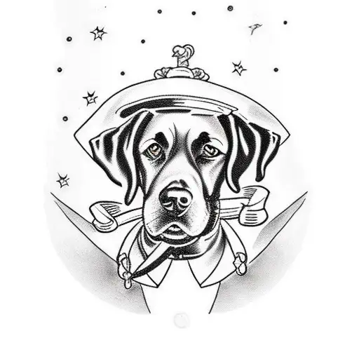 Black Lab Doing The Limbo