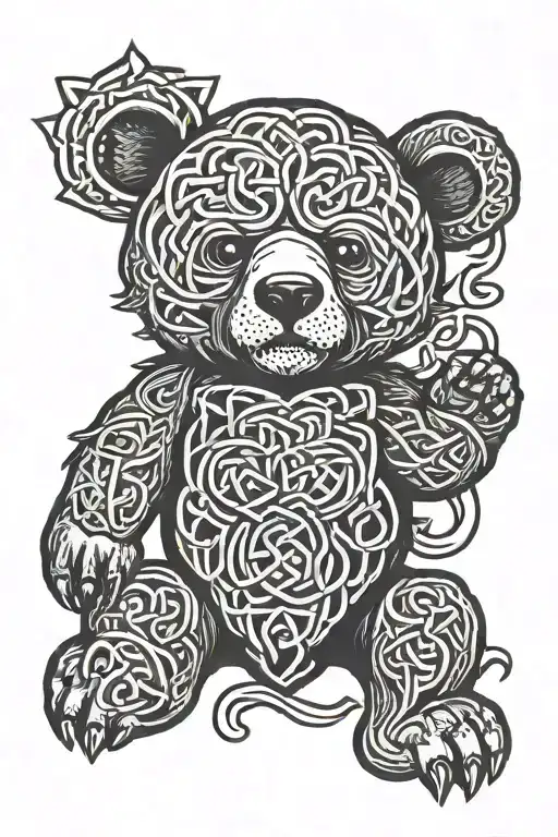 Celtic Knot Bear