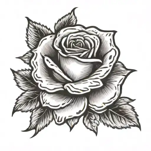 The Name Marlaina With A Rose Wrapped