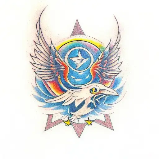 Ailes De Phoenix Dans Le Dos