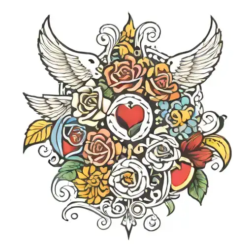 A Symbolic Tattoo Representing The Bond Between A Mother Of 7 And Her Children