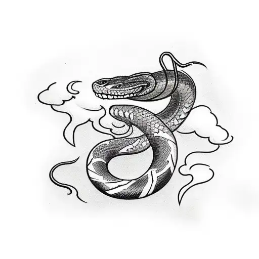 Snake Fighting A Black Panther