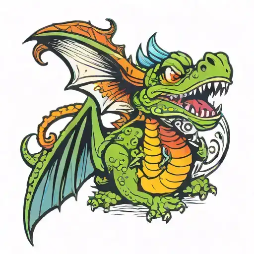 Little Dragon From The Cartoon
