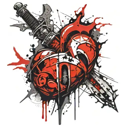 A Sword Piercing The Heart
