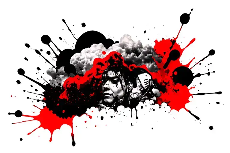 Background With Clouds Surrounding