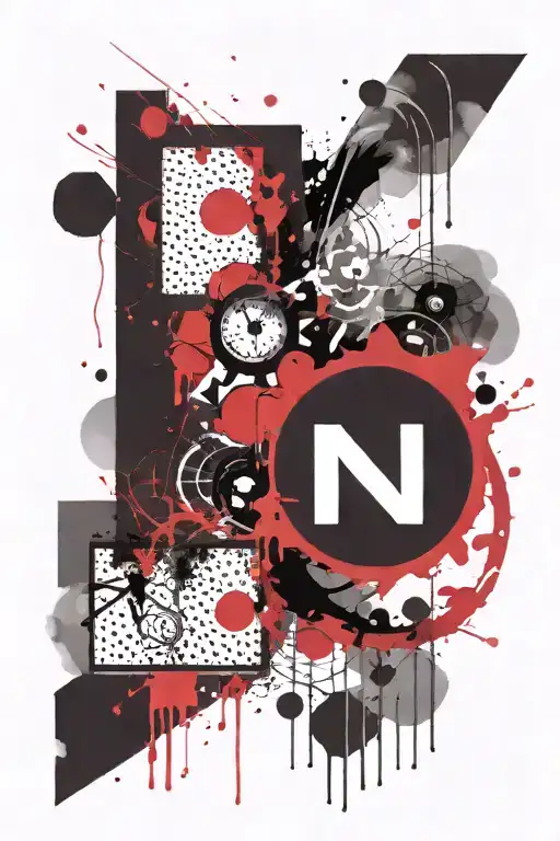 Chemistry Love With B And N Letter Together Symbolizing