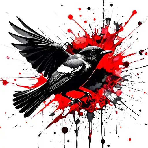 Starling In Flight Carrying Love