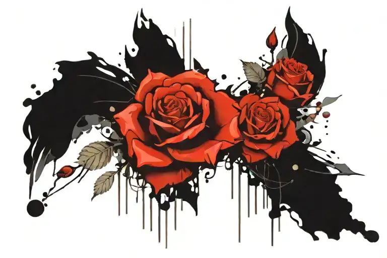 The Word Chelsey In The Center Then Roses On The Side