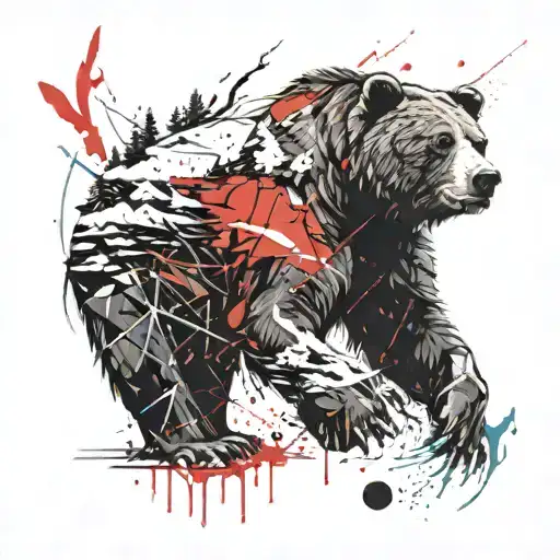 Travel Mountain Angry Bear Wildness