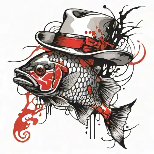 Fish And Hat
