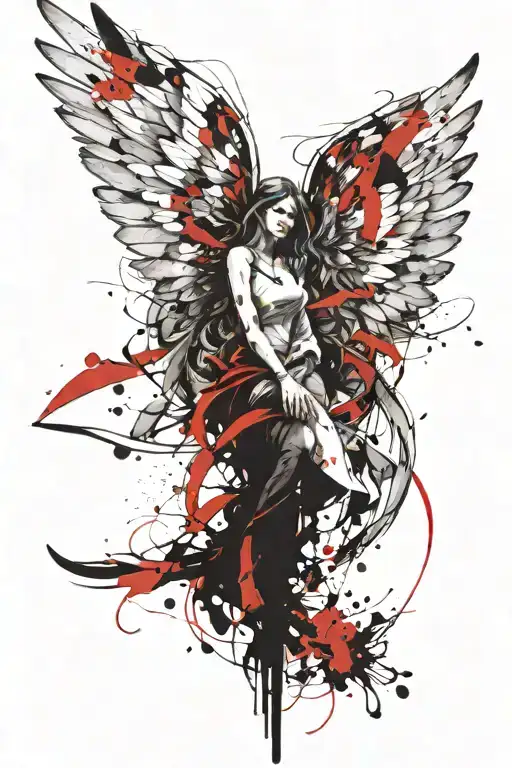 Angel Wings Intertwine