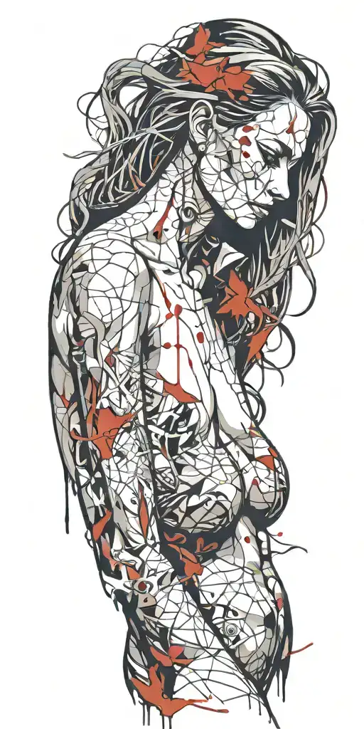 Sexy Nude Demon Woman