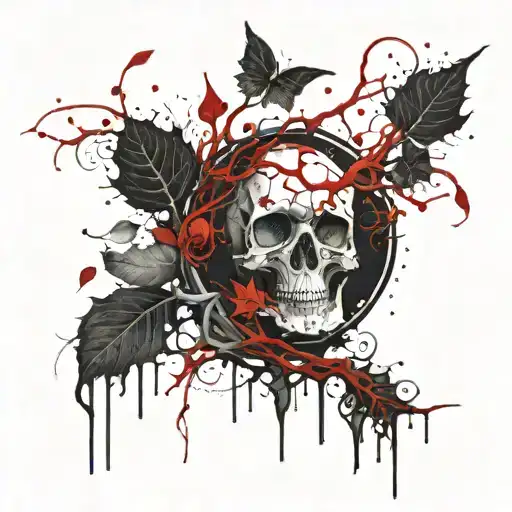 Memento Mori Tree Vine Growing