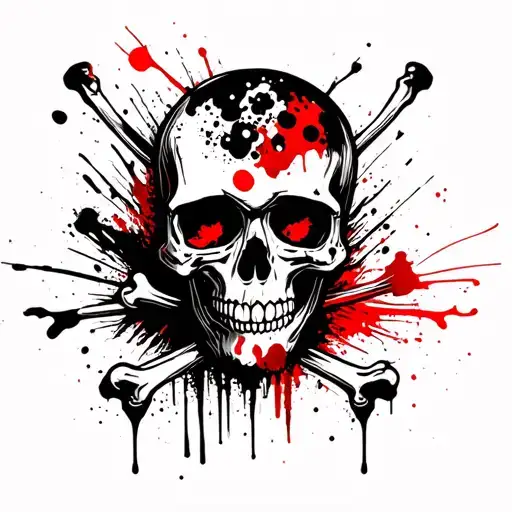 Skull Crossbones With