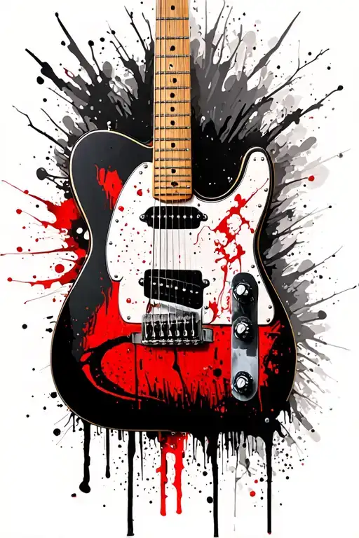 Hot Rod Fender Telecaster Forest Photo