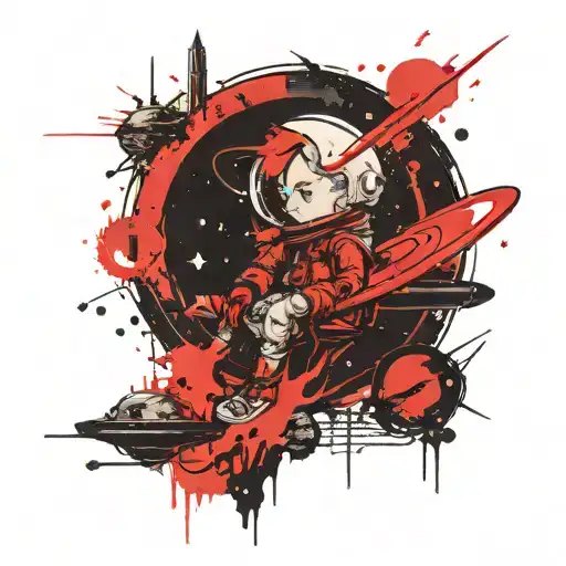 Saturn And Little Prince Character