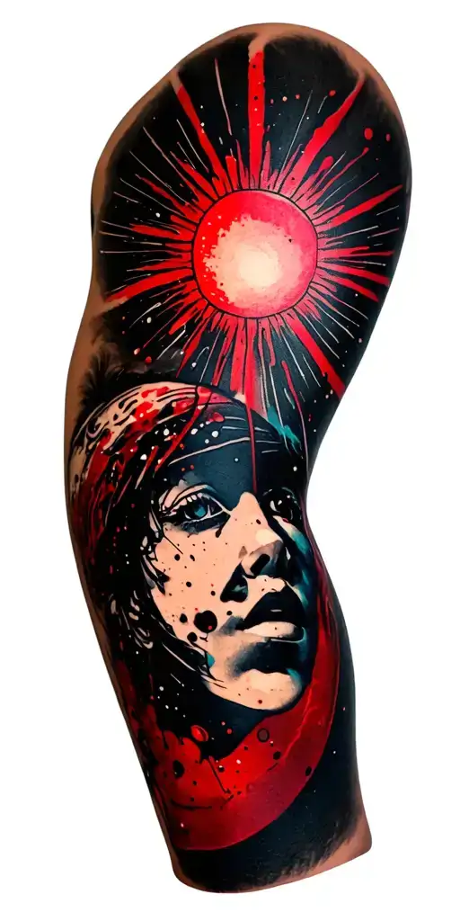 Beaming Sun Over The Universe