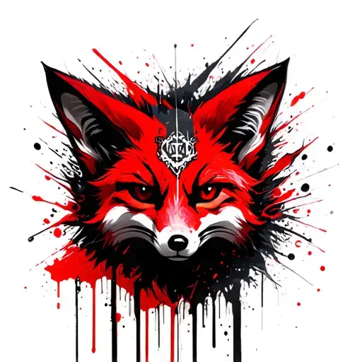 Kitsune Mask Fox Surrounded