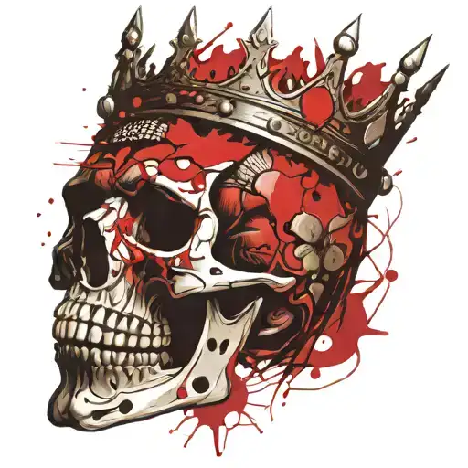 Skull Mouth Open Crown