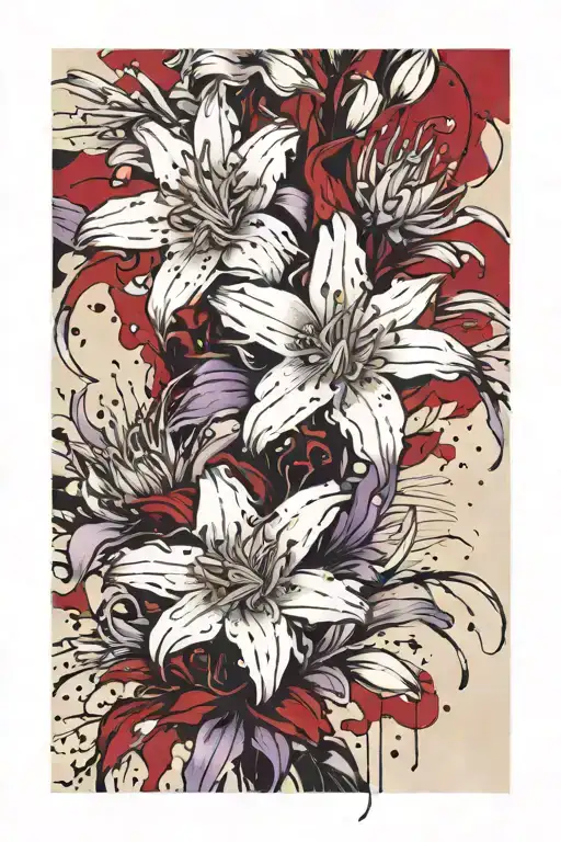 Lilac Lily Holy Snowdrop Chrysanthemum