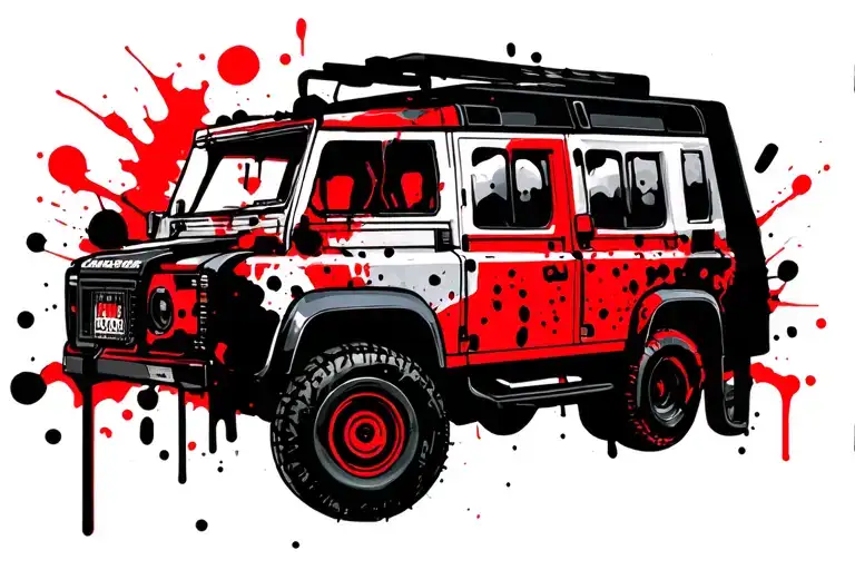 Defender 90 Cartoon Stile