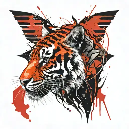 Bird And Bengala Tiger