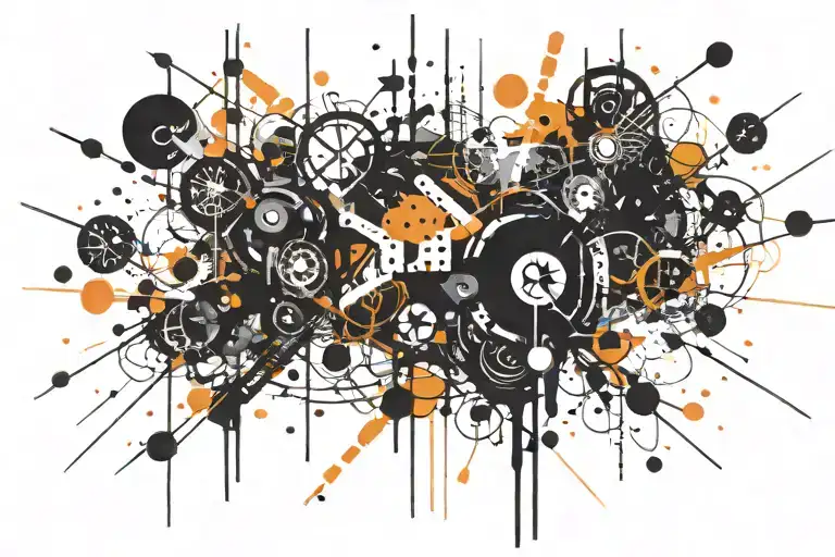 Black And Orange Mind & Difference