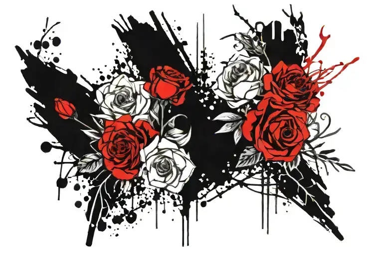 Rose Marigold And Narcissus Flower Bouquet