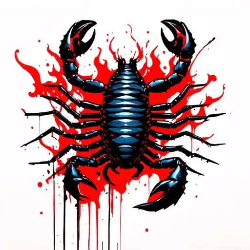 Scorpion And Fire Inside