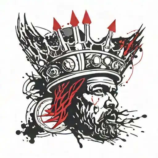 Houston Rockets Logo 3 Point Crown