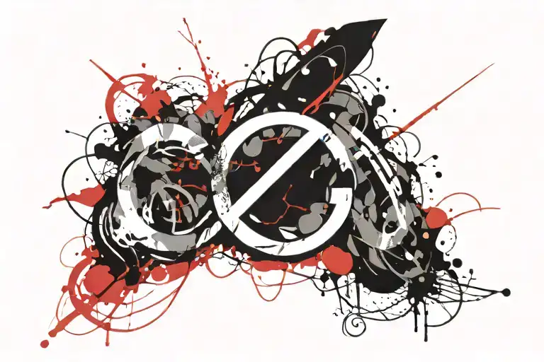 Simple Infinity Symbol And Letter C Visible