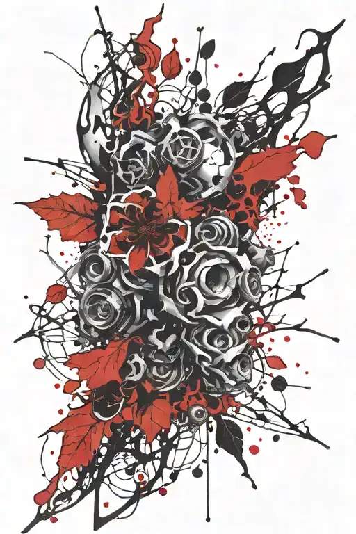 Thorn Vine Growing Up The Arm