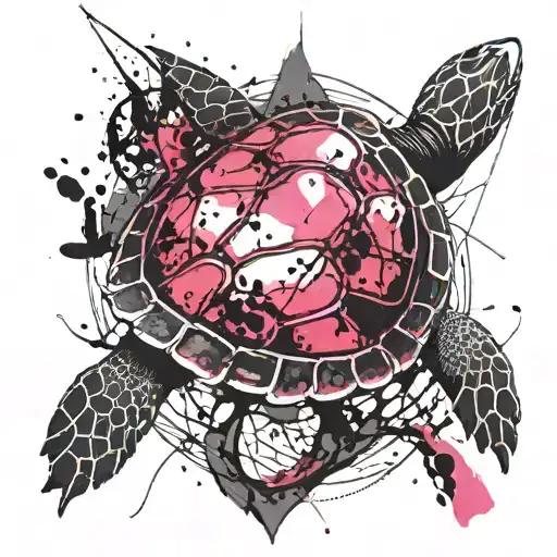 Stunning Pink Turtle