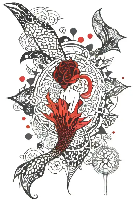 Mermaid Tail Mandalas