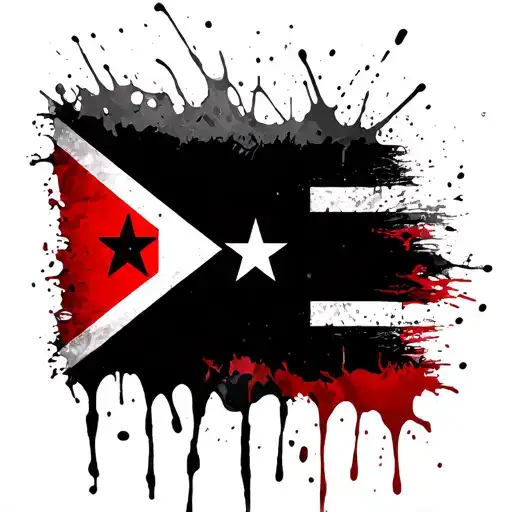 Puerto Rico Flag Indian School