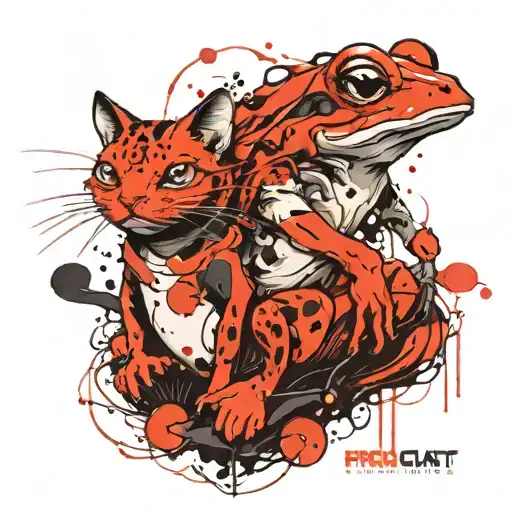 Frog And Cat And Duck